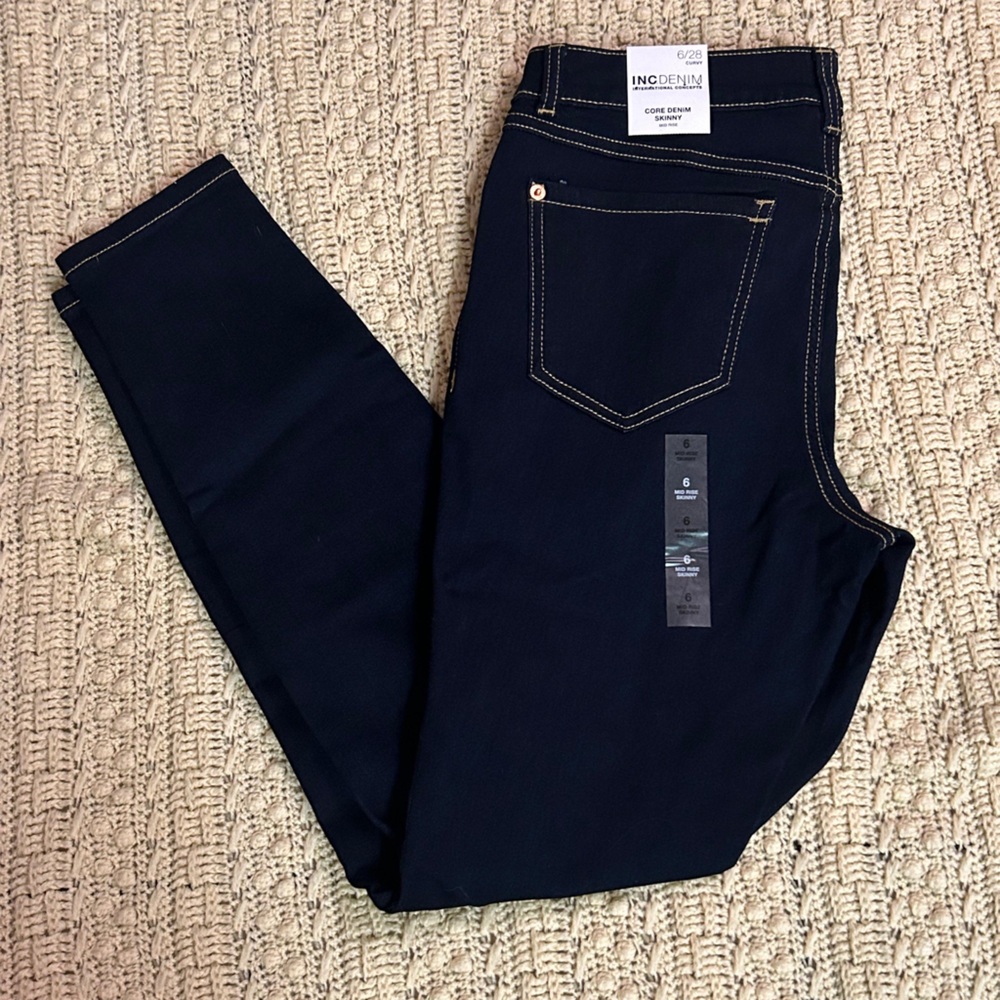 I.N.C. DENIM MID Rise Skinny jeans